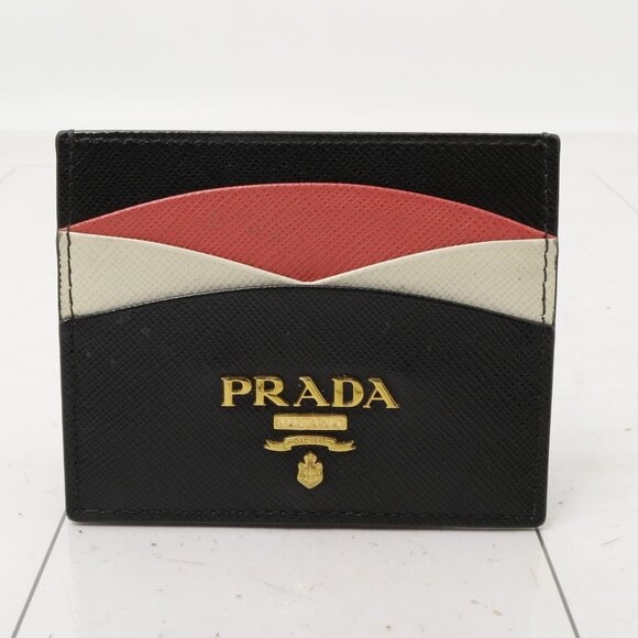 Prada Saffiano Leather Card Holder - Picture 1 of 8